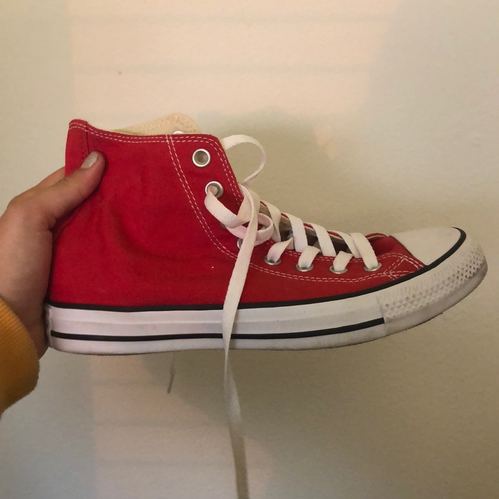 Converse high tops.